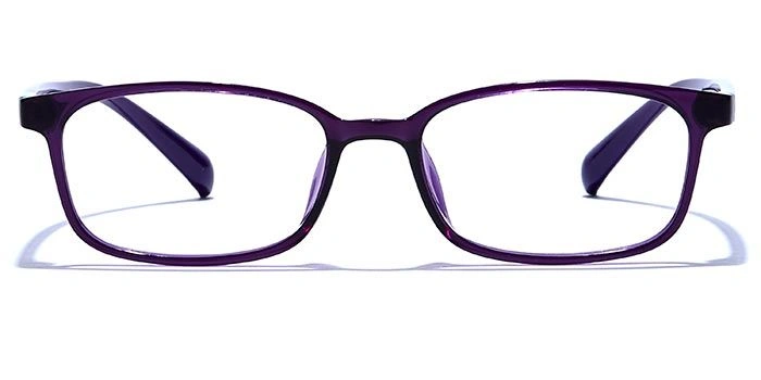 GRAVIATE by Coolwinks E17A6595 Glossy Purple Full Frame Rectangle Eyeglasses for Women-