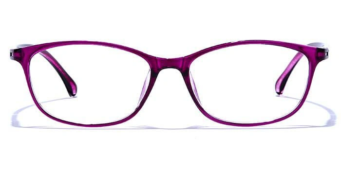 GRAVIATE by Coolwinks E17A6597 Glossy Purple Full Frame Rectangle Eyeglasses for Women-