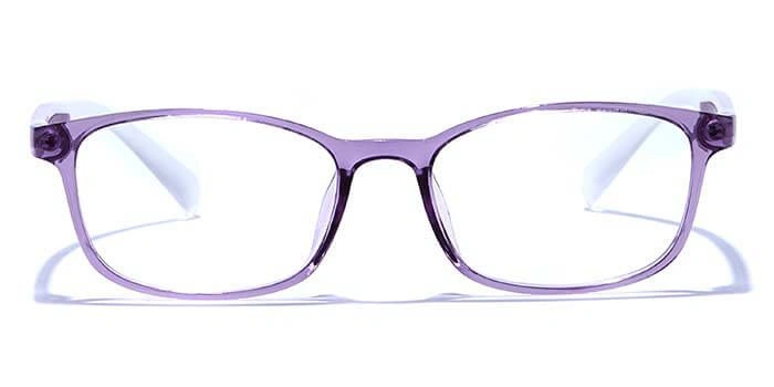 GRAVIATE by Coolwinks E17A6649 Glossy Purple Full Frame Rectangle Eyeglasses for Women-