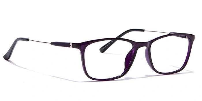 GRAVIATE by Coolwinks E17A7095 Glossy Purple Full Frame Rectangle Eyeglasses for Women-PURPLE-2