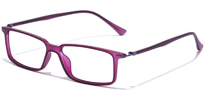 GRAVIATE by Coolwinks E17A7411 Matte Purple Full Frame Rectangle Eyeglasses for Women-PURPLE-1