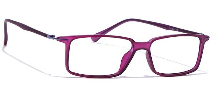 GRAVIATE by Coolwinks E17A7411 Matte Purple Full Frame Rectangle Eyeglasses for Women-PURPLE-2