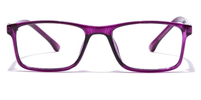 GRAVIATE by Coolwinks E17A7422 Glossy Purple Full Frame Rectangle Eyeglasses for Women-