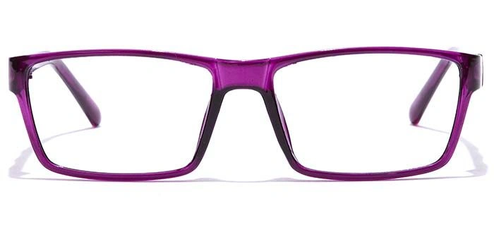 GRAVIATE by Coolwinks E17A7428 Glossy Purple Full Frame Rectangle Eyeglasses for Women-