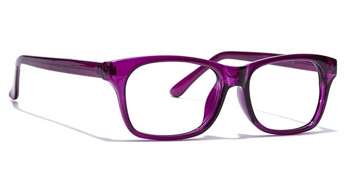 GRAVIATE by Coolwinks E17A7437 Glossy Purple Full Frame Rectangle Eyeglasses for Women-PURPLE-2