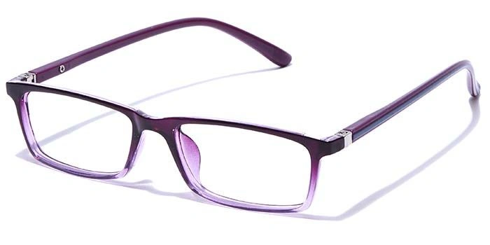 GRAVIATE by Coolwinks E17A7674 Glossy Purple Full Frame Rectangle Eyeglasses for Women-PURPLE-1