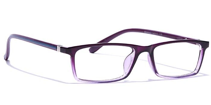 GRAVIATE by Coolwinks E17A7674 Glossy Purple Full Frame Rectangle Eyeglasses for Women-PURPLE-2