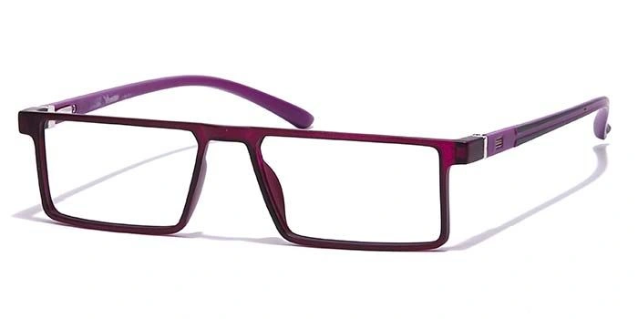 GRAVIATE by Coolwinks E17B7066 Matte Purple Full Frame Rectangle Eyeglasses for Women-PURPLE-1