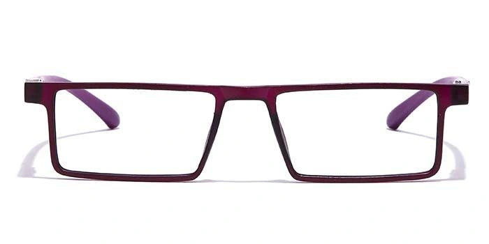 GRAVIATE by Coolwinks E17B7075 Matte Purple Full Frame Rectangle Eyeglasses for Women-