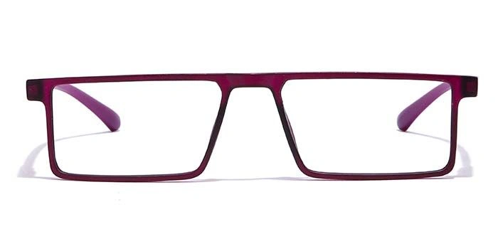 GRAVIATE by Coolwinks E17B7078 Matte Purple Full Frame Rectangle Eyeglasses for Women-