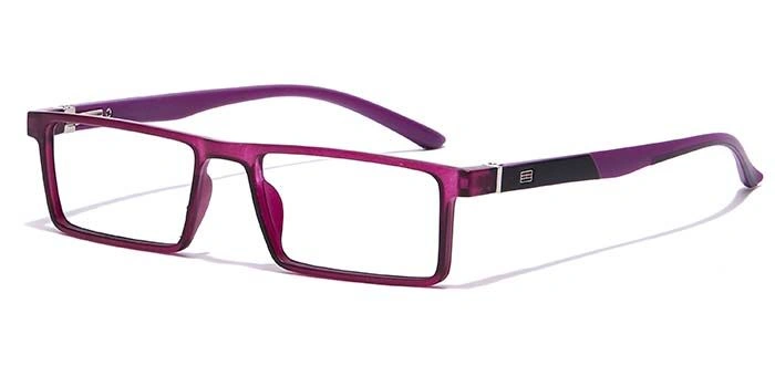 GRAVIATE by Coolwinks E17B7084 Matte Purple Full Frame Rectangle Eyeglasses for Women-PURPLE-1