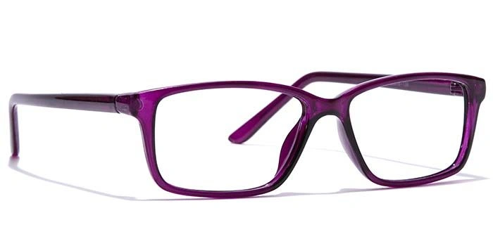 GRAVIATE by Coolwinks E17B7420 Glossy Purple Full Frame Rectangle Eyeglasses for Women-PURPLE-2