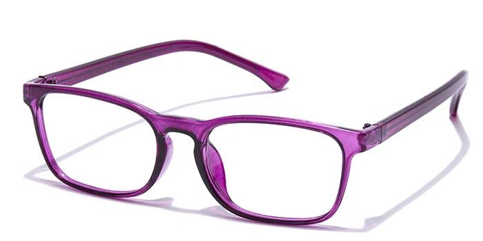 GRAVIATE by Coolwinks E17B7426 Glossy Purple Full Frame Rectangle Eyeglasses for Women-PURPLE-1