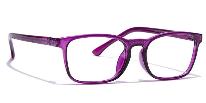 GRAVIATE by Coolwinks E17B7426 Glossy Purple Full Frame Rectangle Eyeglasses for Women-PURPLE-2