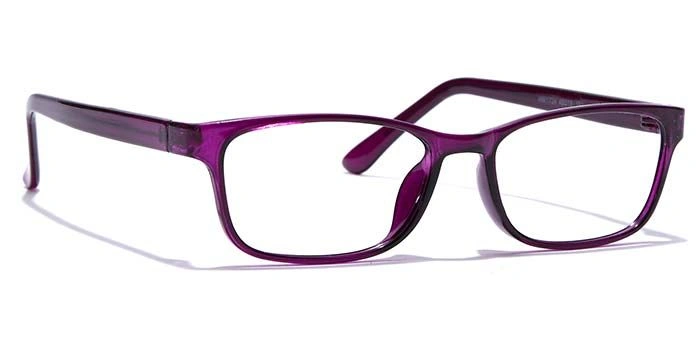 GRAVIATE by Coolwinks E17B7435 Purple Full Frame Rectangle Eyeglasses for Women-PURPLE-2