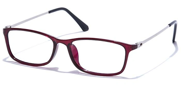 GRAVIATE by Coolwinks E17B7586 Glossy Purple Full Frame Rectangle Eyeglasses for Women-PURPLE-1