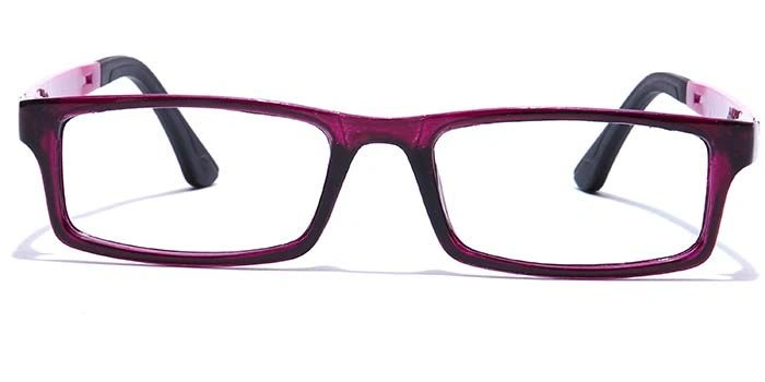 GRAVIATE by Coolwinks E17B7633 Glossy Purple Full Frame Rectangle Eyeglasses for Women-