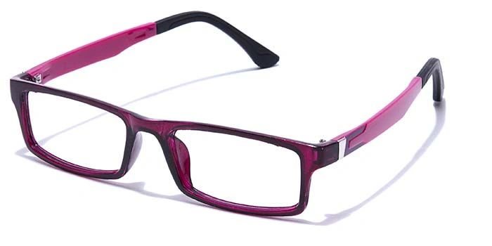 GRAVIATE by Coolwinks E17B7633 Glossy Purple Full Frame Rectangle Eyeglasses for Women-PURPLE-1