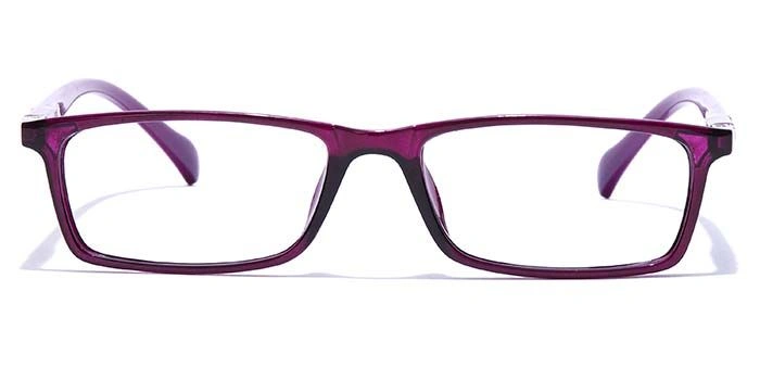 GRAVIATE by Coolwinks E17B7671 Glossy Purple Full Frame Rectangle Eyeglasses for Women-