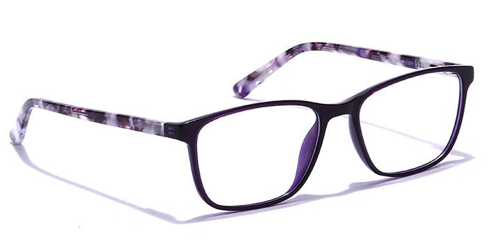 GRAVIATE by Coolwinks E17C5599 Glossy Purple Full Frame Rectangle Eyeglasses for Women-PURPLE-2