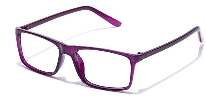 GRAVIATE by Coolwinks E17C7418 Glossy Purple Full Frame Rectangle Eyeglasses for Women-PURPLE-1