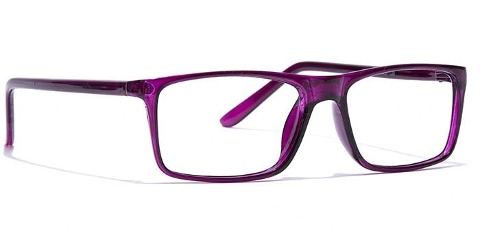 GRAVIATE by Coolwinks E17C7418 Glossy Purple Full Frame Rectangle Eyeglasses for Women-PURPLE-2