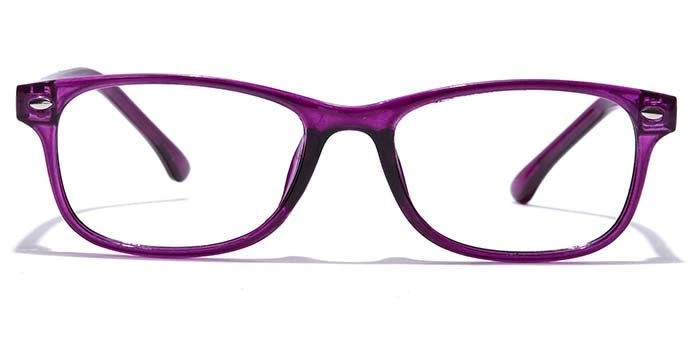 GRAVIATE by Coolwinks E17C7430 Glossy Purple Full Frame Rectangle Eyeglasses for Women-