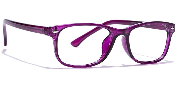 GRAVIATE by Coolwinks E17C7430 Glossy Purple Full Frame Rectangle Eyeglasses for Women-PURPLE-2