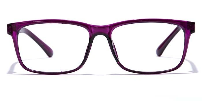 GRAVIATE by Coolwinks E17C7433 Glossy Purple Full Frame Rectangle Eyeglasses for Women-