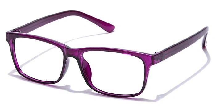 GRAVIATE by Coolwinks E17C7433 Glossy Purple Full Frame Rectangle Eyeglasses for Women-PURPLE-1