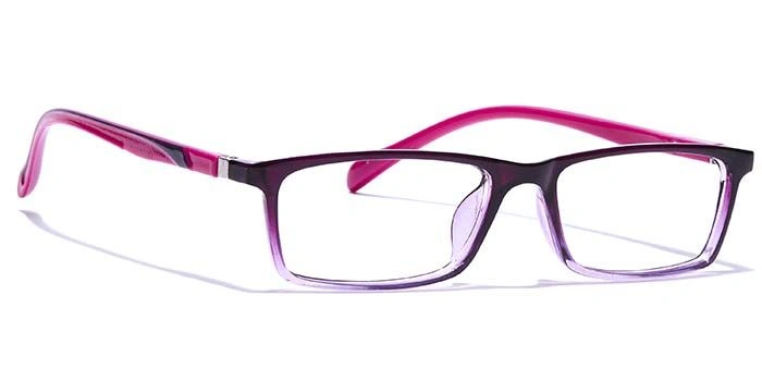 GRAVIATE by Coolwinks E17C7669 Glossy Purple Full Frame Rectangle Eyeglasses for Women-PURPLE-2