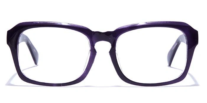 GRAVIATE by Coolwinks E20A7494 Glossy Purple Full Frame Retro Square Eyeglasses for Men and Women-