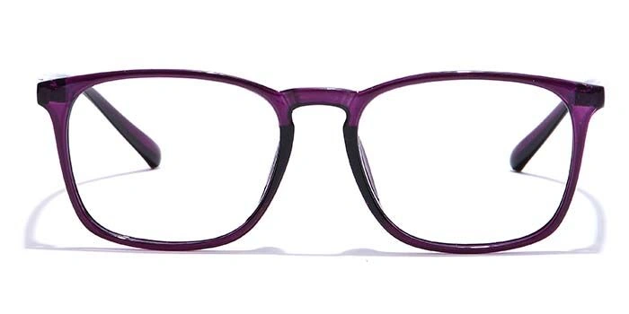 GRAVIATE by Coolwinks E17B7303 Glossy Purple Full Frame Retro Square Eyeglasses for Women-