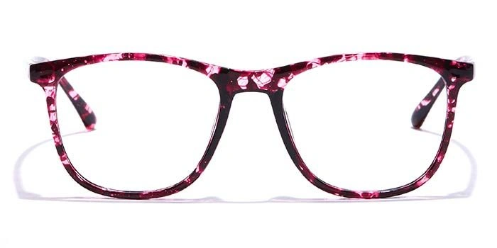 GRAVIATE by Coolwinks E17B7354 Glossy Purple Full Frame Retro Square Eyeglasses for Women-