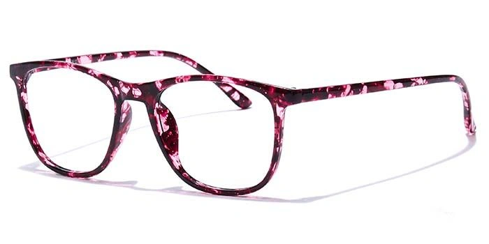 GRAVIATE by Coolwinks E17B7354 Glossy Purple Full Frame Retro Square Eyeglasses for Women-PURPLE-1