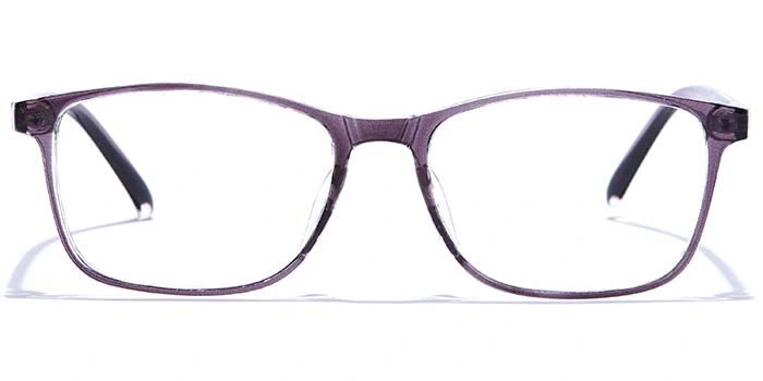 GRAVIATE by Coolwinks E17B7599 Glossy Purple Full Frame Retro Square Eyeglasses for Women-