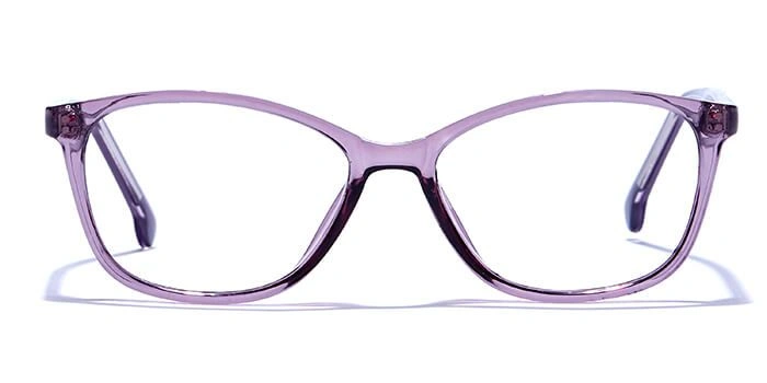 GRAVIATE by Coolwinks E17C6466 Glossy Purple Full Frame Retro Square Eyeglasses for Women-