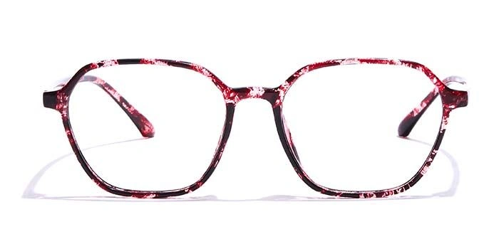 GRAVIATE by Coolwinks E17C7320 Glossy Purple Full Frame Retro Square Eyeglasses for Women-