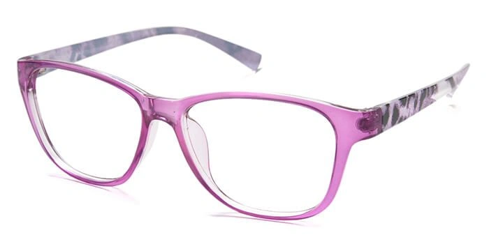 GRAVIATE by Coolwinks E23A5772 Glossy Purple Full Frame Retro Square Eyeglasses for Women-PURPLE-1