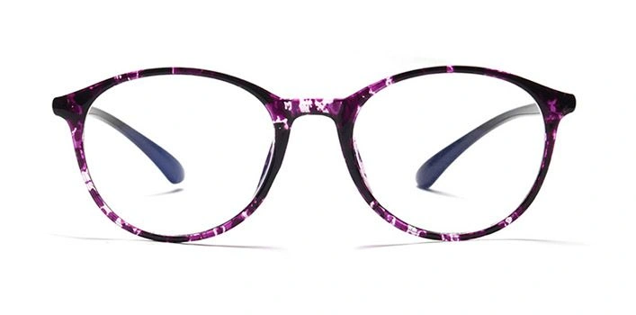 GRAVIATE by Coolwinks E14C3752 Glossy Purple Full Frame Round Computer Glasses for Women-