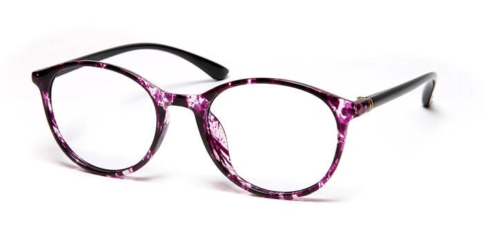 GRAVIATE by Coolwinks E14C3752 Glossy Purple Full Frame Round Computer Glasses for Women-PURPLE-1