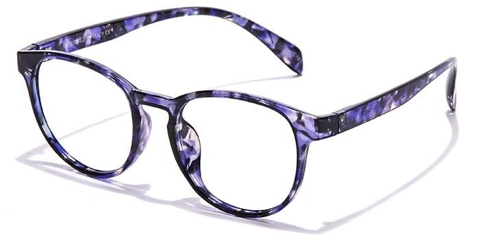 GRAVIATE by Coolwinks E17A6997 Glossy Purple Full Frame Round Eyeglasses for Women-PURPLE-1