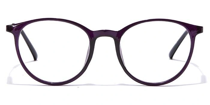 GRAVIATE by Coolwinks E17A7092 Glossy Purple Full Frame Round Eyeglasses for Women-