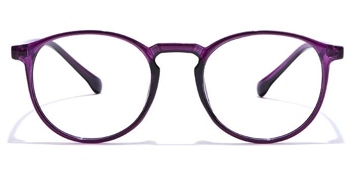 GRAVIATE by Coolwinks E17A7291 Glossy Purple Full Frame Round Eyeglasses for Women-