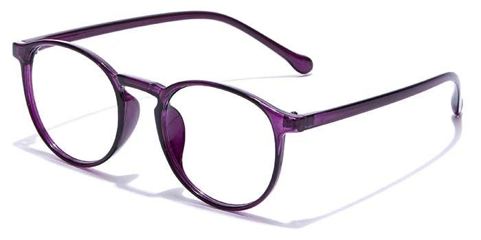 GRAVIATE by Coolwinks E17A7291 Glossy Purple Full Frame Round Eyeglasses for Women-PURPLE-1