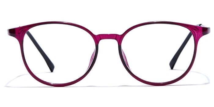 GRAVIATE by Coolwinks E17A7451 Glossy Purple Full Frame Round Eyeglasses for Women-