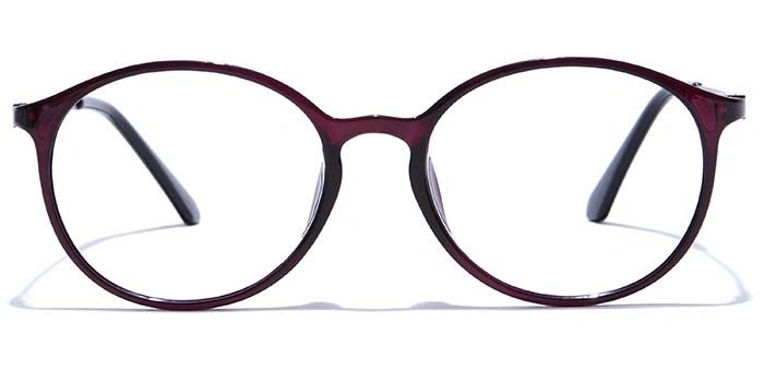 GRAVIATE by Coolwinks E17A7486 Glossy Purple Full Frame Round Eyeglasses for Women-