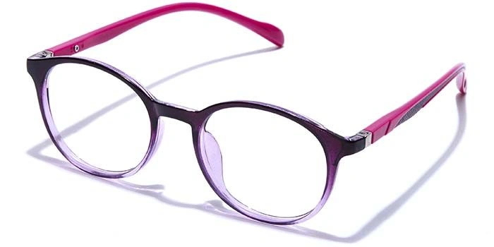 GRAVIATE by Coolwinks E17A7678 Glossy Purple Full Frame Round Eyeglasses for Women-PURPLE-1