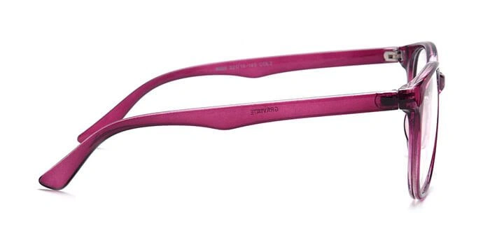 GRAVIATE by Coolwinks E17B3796 Glossy Purple Full Frame Round Computer Glasses for Women-PURPLE-2