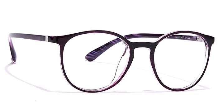 GRAVIATE by Coolwinks E17B6974 Glossy Purple Full Frame Round Eyeglasses for Women-PURPLE-2